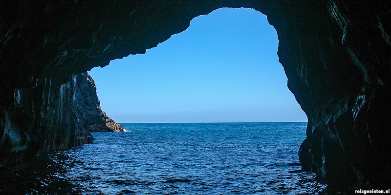 Cueva Bonita aan de westkust van La Palma