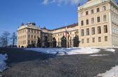 De Burchtheuvel in Praag, Tsjechie
