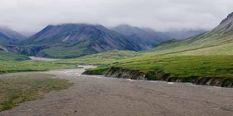 Landschap Denali, Alaska