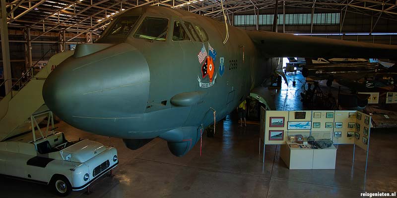 B52 Bommenwerper in het vliegtuigmuseum in Darwin