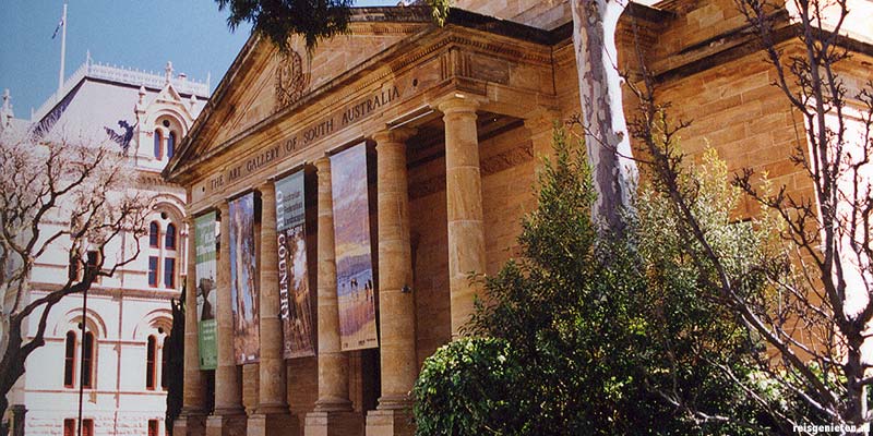 De Art Gallery van South Australia in Adelaide, Australia