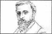 Portret van architect Antoni Gaudi