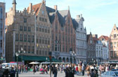 De markt in Brugge