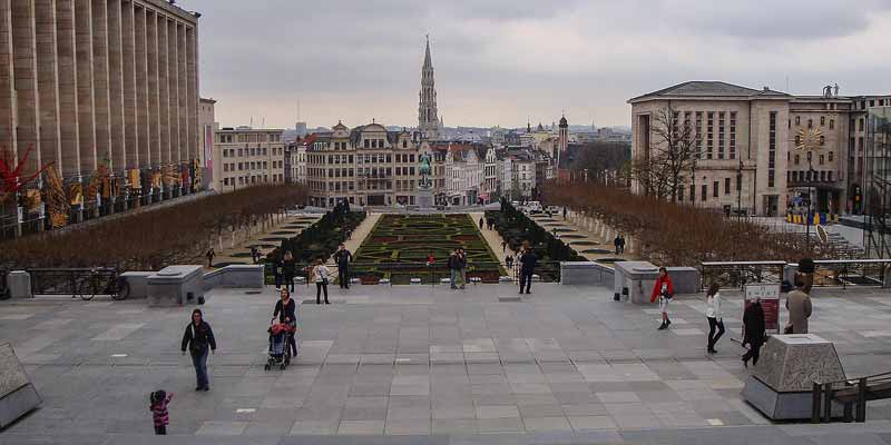 Uitzicht op Brussel