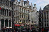 De Grote Markt is het centrum van de Belgische hoofdstad Brussel
