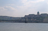 Het Koninklijk Paleis aan de Donau in Boedapest in Hongarije