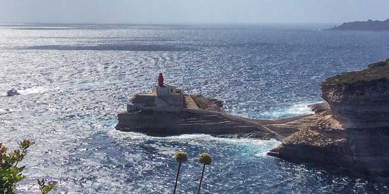 De kust in de omgeving van Bonifacio. Corsica