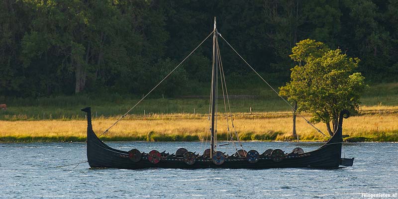 Vikingschip in Denemarken