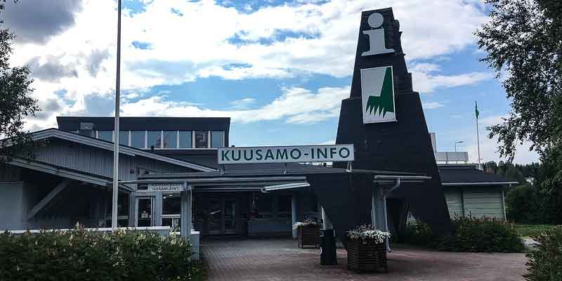 Informatiecentrum in Kuusamo in Midden Finland