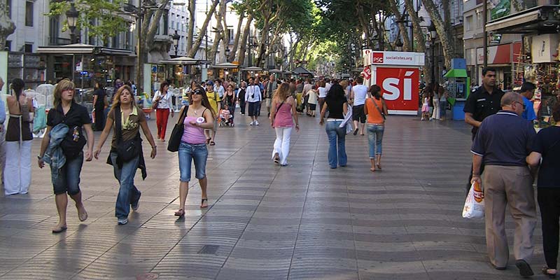 Flaneren op de Ramblas, de beroemdste straat van Barcelona