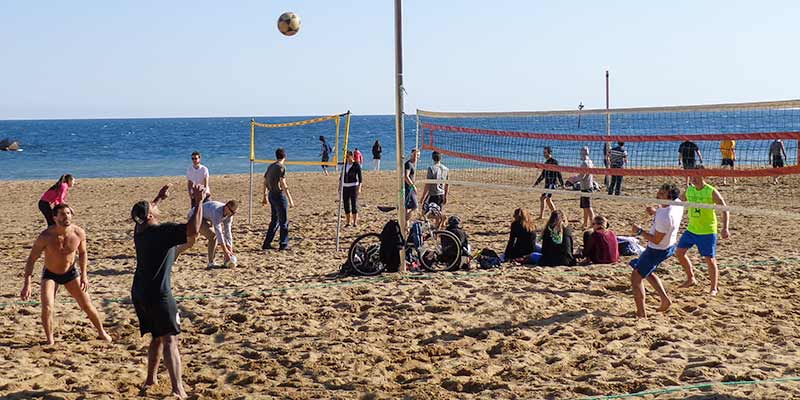 Het strand van Barcelona