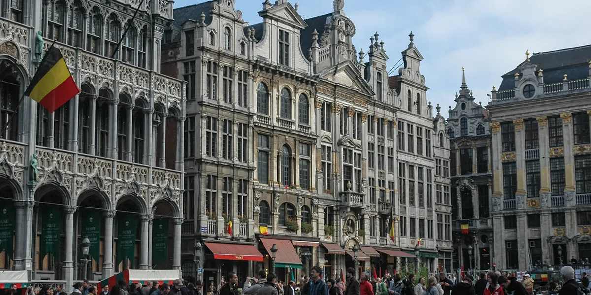 De Grote Markt is het centrum van de Belgische hoofdstad Brussel