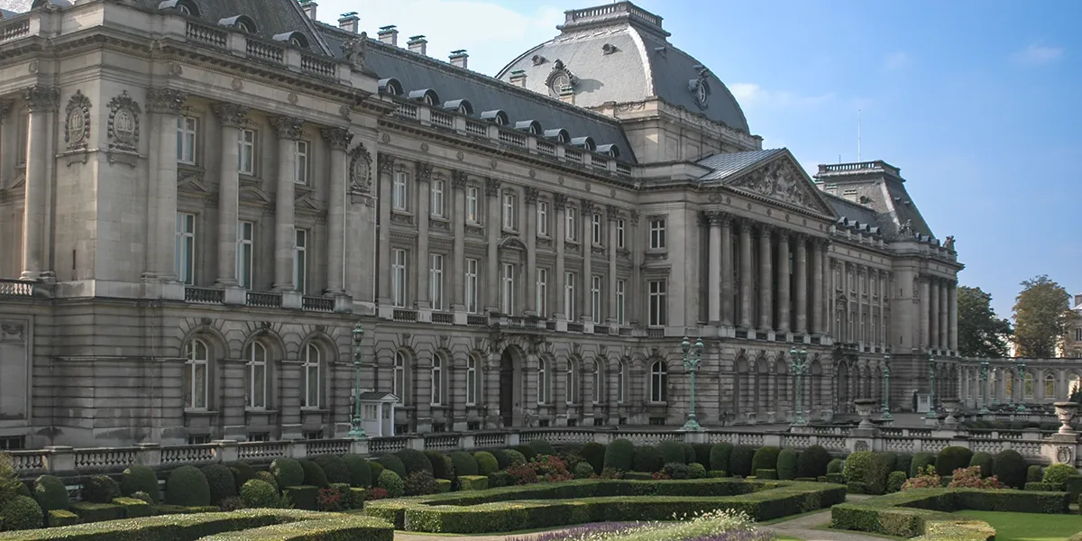 Het Koninklijk Paleis in Brussel