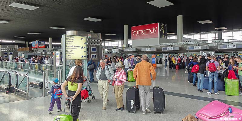 Fontanarossa luchthaven Catania Sicilie