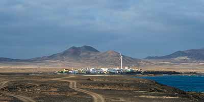 Dorpje aan de oostkust Fuerteventura