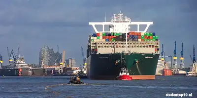 Hamburg heeft de grootste haven van Duitsland