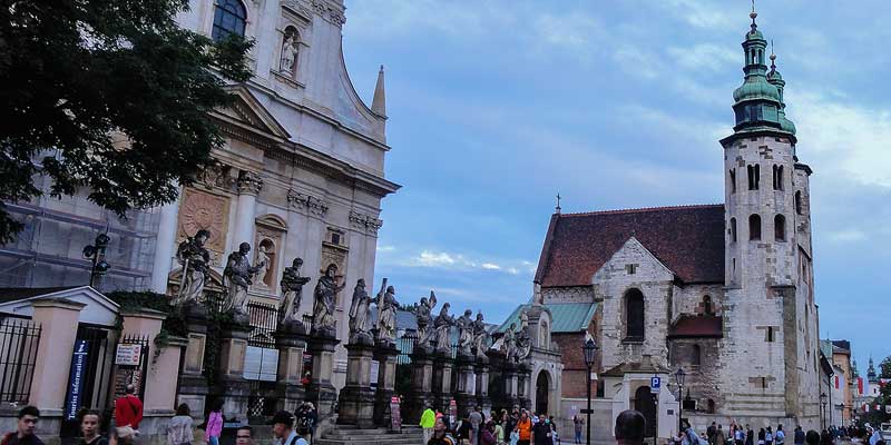 De Petrus en Pauluskerk in Krakau