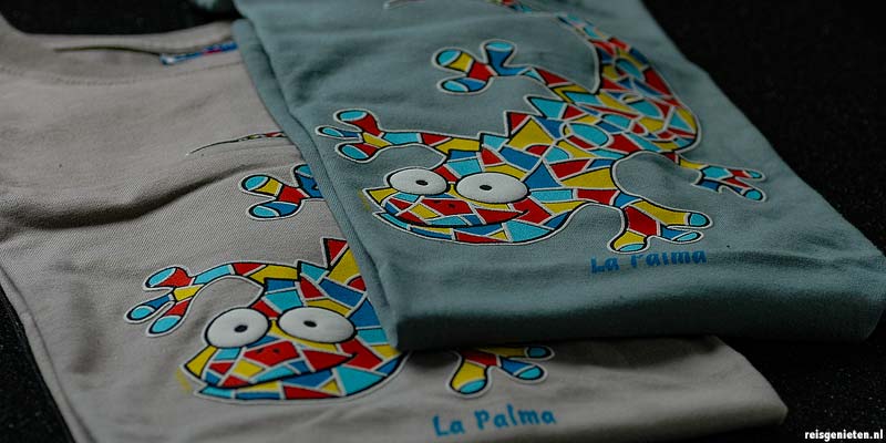 T-shirts als leuk vakantiesouvenir van La Palma