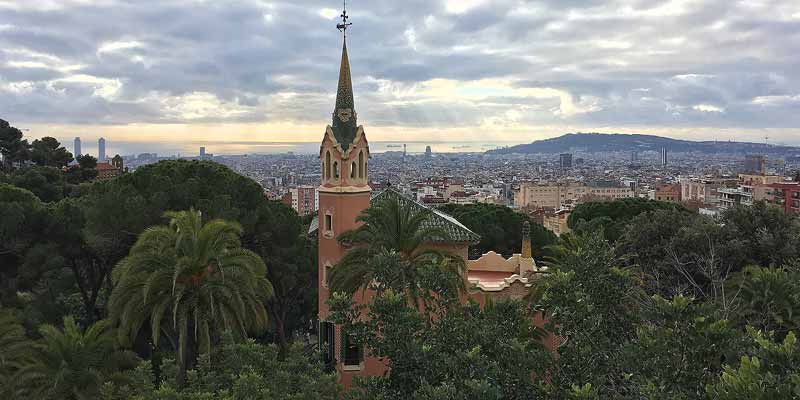 Uitzicht op Barcelona