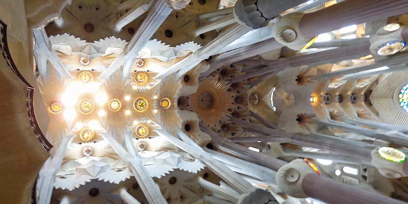 Sagrada Familia plafond