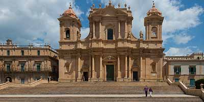 Chiesa di San Nicolò kathedraal in het prachtige stadje Noto
