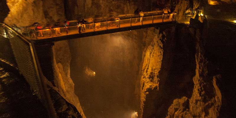 Grotten van Skocjan in Slovenie