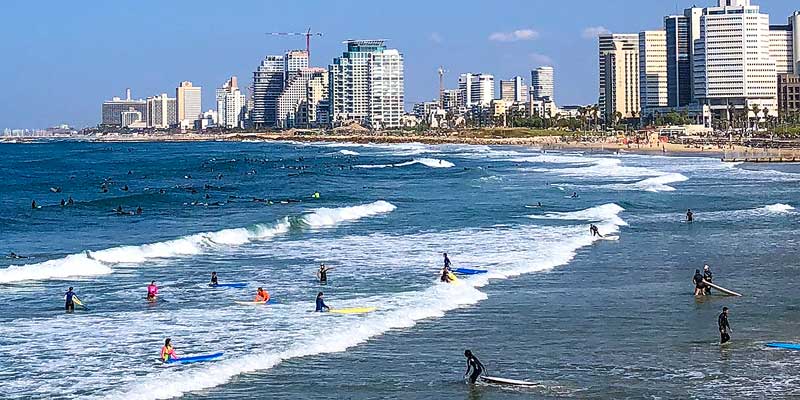 Tel Aviv, de bruisende badplaats in Israël
