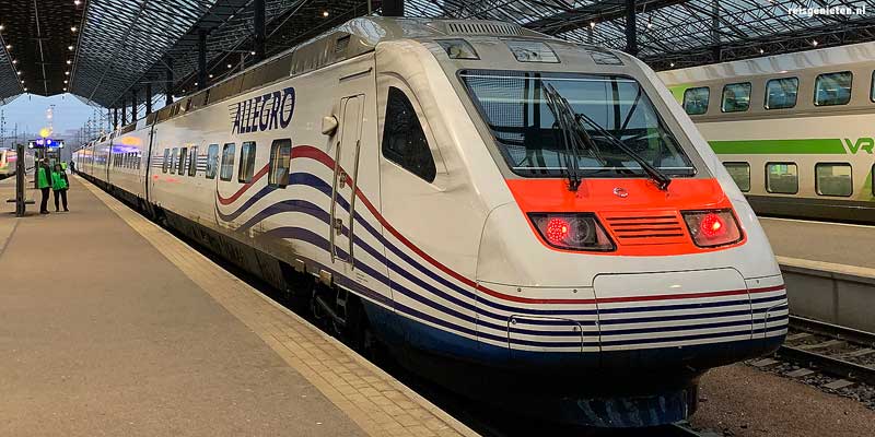 Trein Helsinki naar St. Petersburg