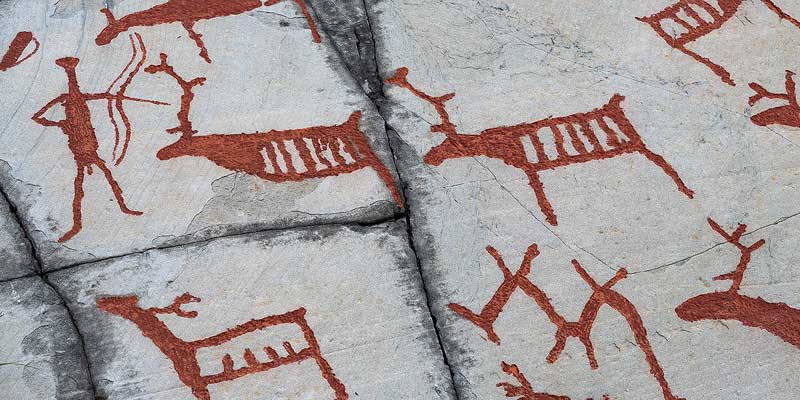 Prehistorische rotsschilderingen in Alta