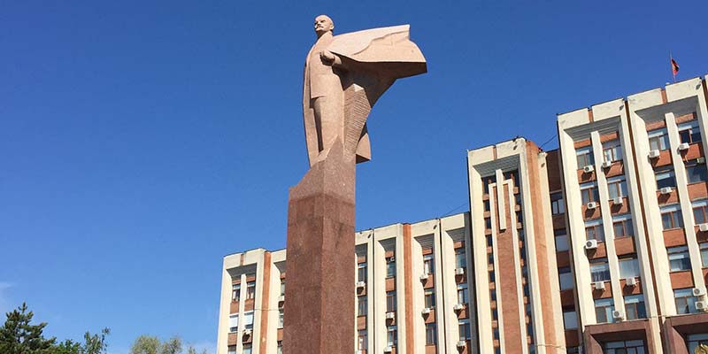 Lenin is springlevend in Transnistrië